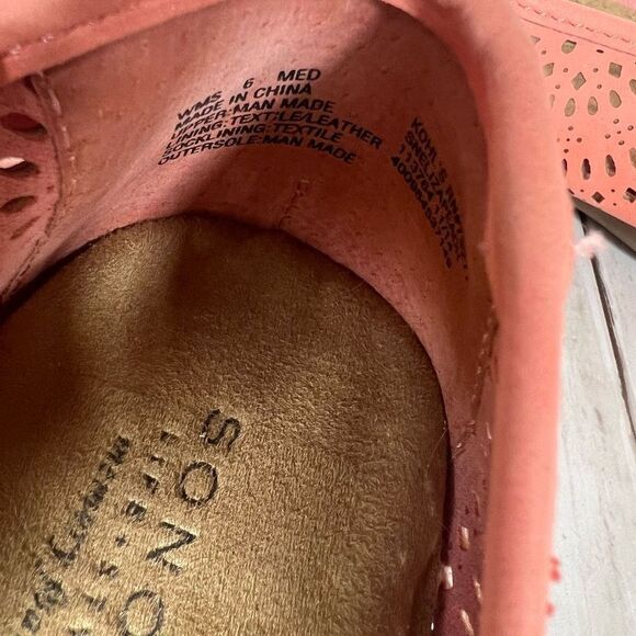 Sonoma coral peach summer slip on Womens 6 - Picture 7 of 7